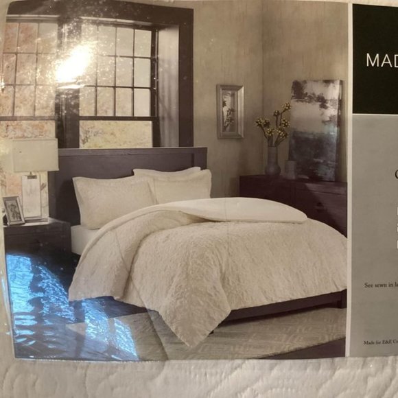 New Madison Park Bismarck Reversible 3-Pc. Comforter Set, FULL/QUEEN - Picture 2 of 6